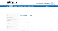 Desktop Screenshot of mithuntraining.com